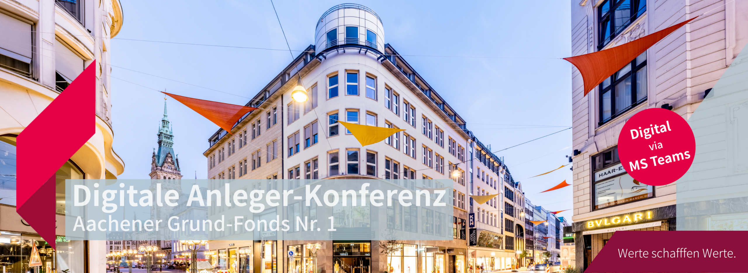 Digitale Anleger-Konferenz Aachener Grund-Fonds Nr. 1